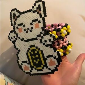 EDC Festival- Kandi Chinese Lucky Cat 🖤